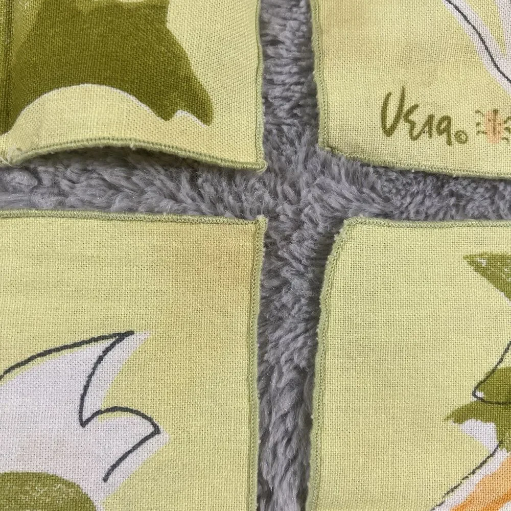 VERA Neumann Vintage MCM Orange Poppy Flower Yellow Napkins 15X15” Set of 8